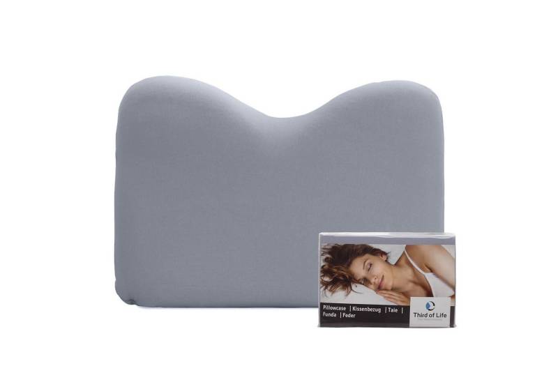 Third of Life Seitenschläferkissenbezug NuMOON/maBELLA Baumwoll-Kissenbezug Einzelpack von Third of Life