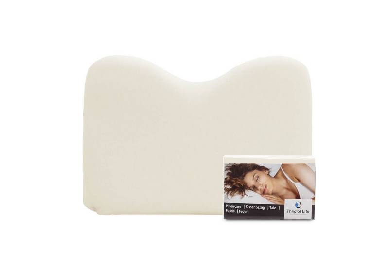 Third of Life Seitenschläferkissenbezug NuMOON/maBELLA Baumwoll-Kissenbezug Einzelpack von Third of Life