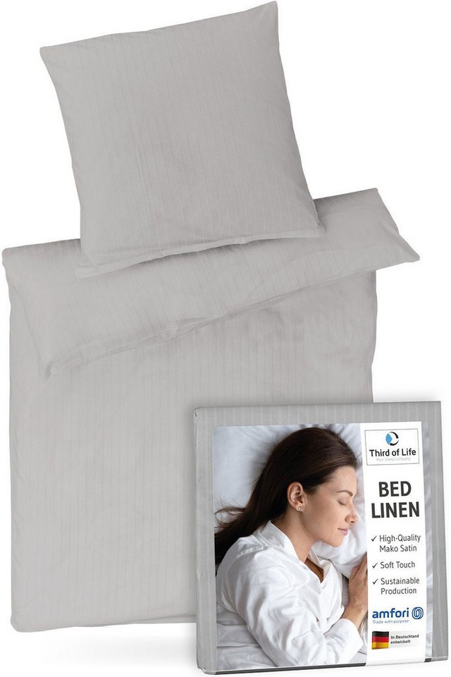 Third of Life Bettwäsche Bettwäsche Set Mako Satin Third of Life Bettwäsche Bettwäsche Set Mako Satin von Third of Life