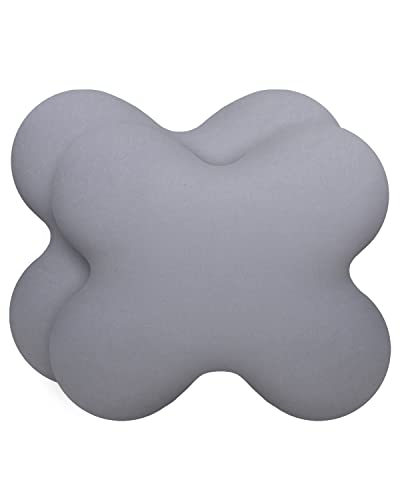 Kissenbezug Hellgrau Doppelpack, Perfekt für ACAMAR Seitenschläfer-Kissen, Mako-Baumwolle (Double Jersey), Bügelfrei & trocknergeeignet, Kissenhüllen 2er Set mit Reißverschluss, Oeko-Tex Zertifiziert von Third of Life