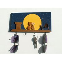 Katzen Auf Dem Dach - Schlüssel/Sonnenbrillenhalter von ThirdCloudToTheLeft