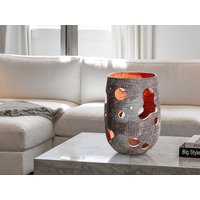 strukturierte Kerzenlaternen-Vase Boho Chic Recycled Paper Pulp Decor strukturierte Kerzenlaternen-Vase Boho Chic Recycled Paper Pulp Decor von ThirdTreeLife