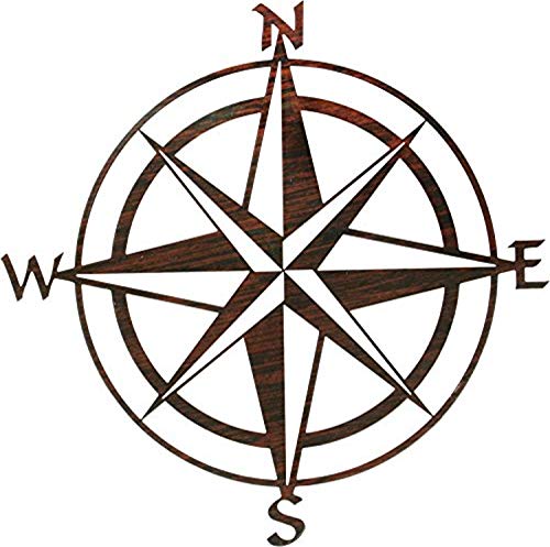 Thirstystone Kompass Rose Wandbild, 50,8 cm von Thirstystone