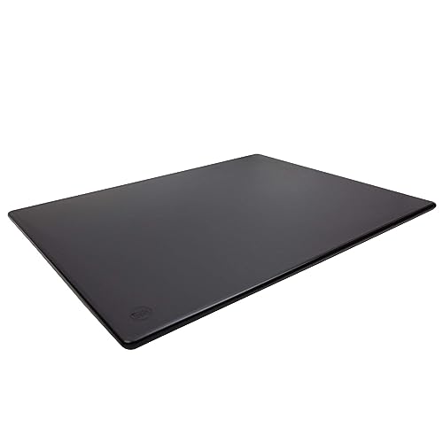 Thirteen Chefs Schneidebrett - Kunststoff-Küchenbrett in Schwarz, 24 x 18 x 0.5 inch – 61 x 46 x 1 cm Groß - Spülmaschinenfest und Hygienisch – Küchenutensilien von Thirteen Chefs