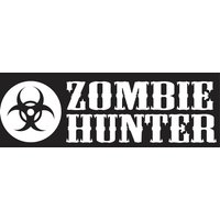Zombie Jäger Aufkleber, Auto Fensteraufkleber von ThirteenStudios