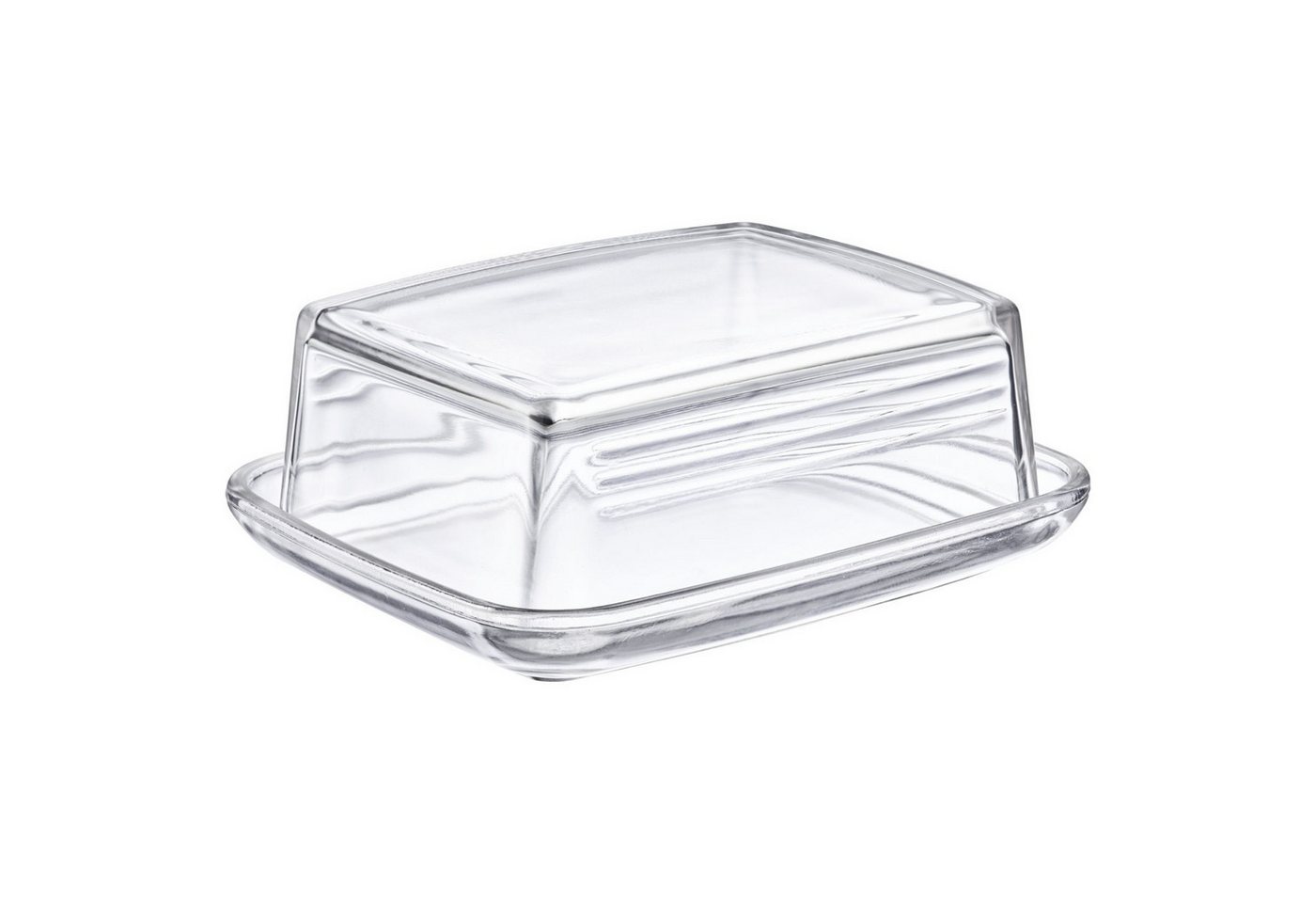 Thiru Butterdose Glas - mit speziellem Deckel-Relief für sicheres Greifen, Glas, (1-tlg) von Thiru