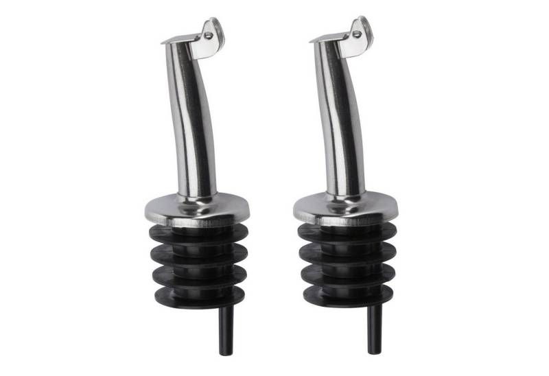 Thiru Flaschenausgießer 2er Set mit Metallkläppchen für 0,7 - 1 l Flaschen, 1-St. Thiru Flaschenausgießer 2er Set mit Metallkläppchen für 0,7 - 1 l Flaschen, 1-St. von Thiru