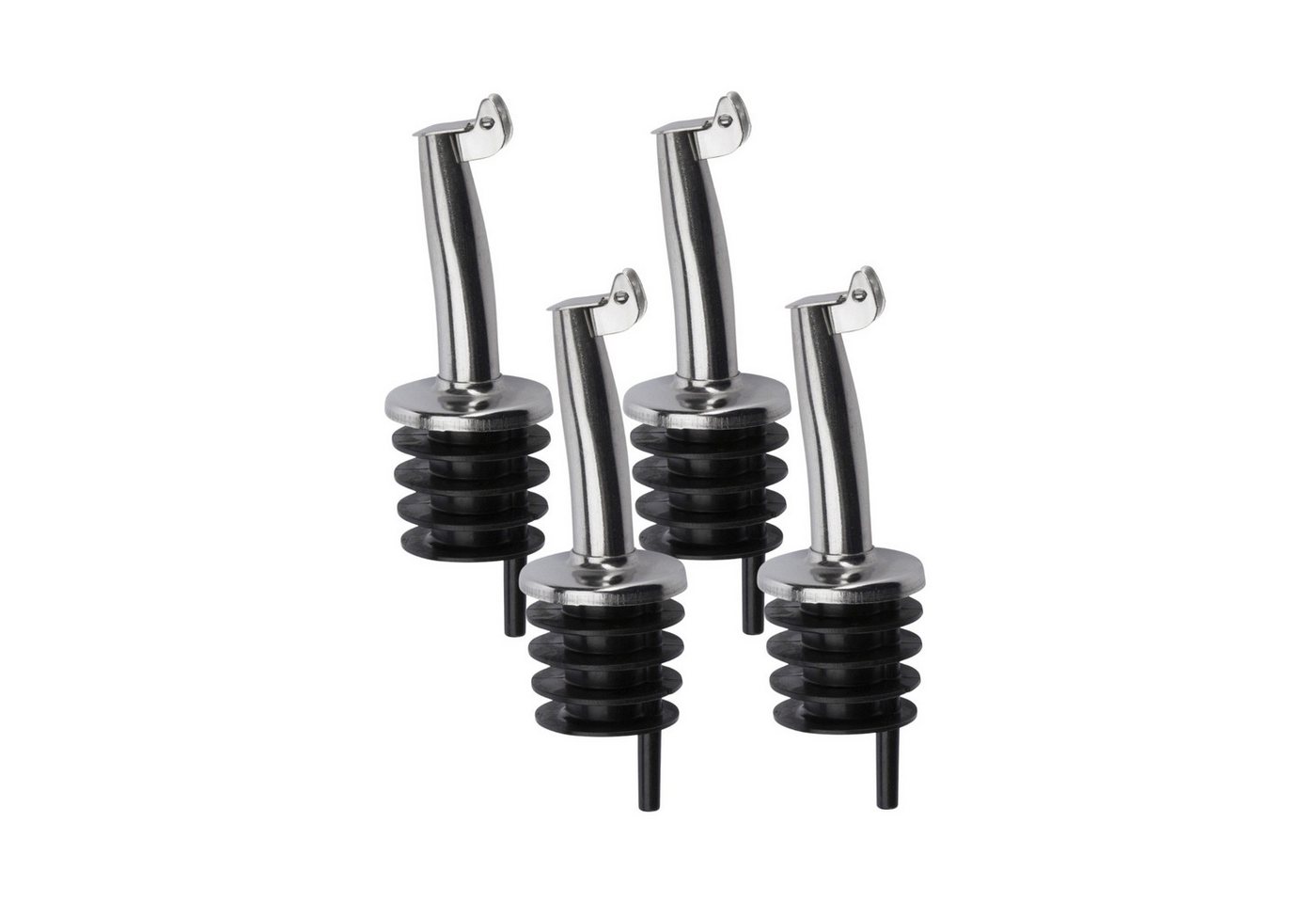 Thiru Flaschenausgießer 2er Set mit Metallkläppchen für 0,7 - 1 l Flaschen, 2-St. von Thiru