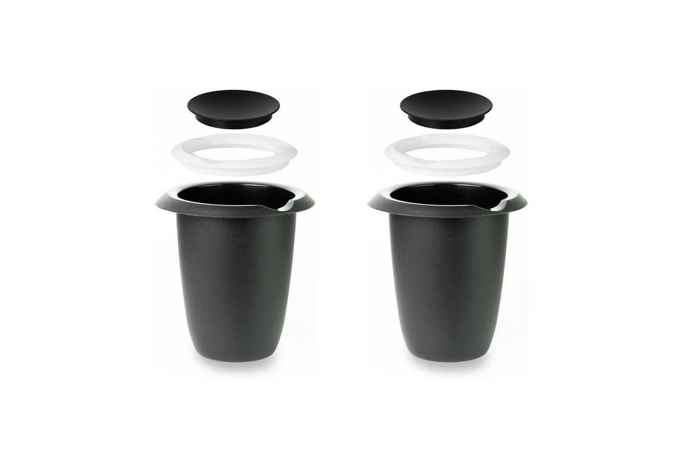 Thiru Rührschüssel Premium mit Spritzschutz Deckel - BPA Frei - Rutschfest, 2er Set Quirltopf 1L Thiru Rührschüssel Premium mit Spritzschutz Deckel - BPA Frei - Rutschfest, 2er Set Quirltopf 1L von Thiru