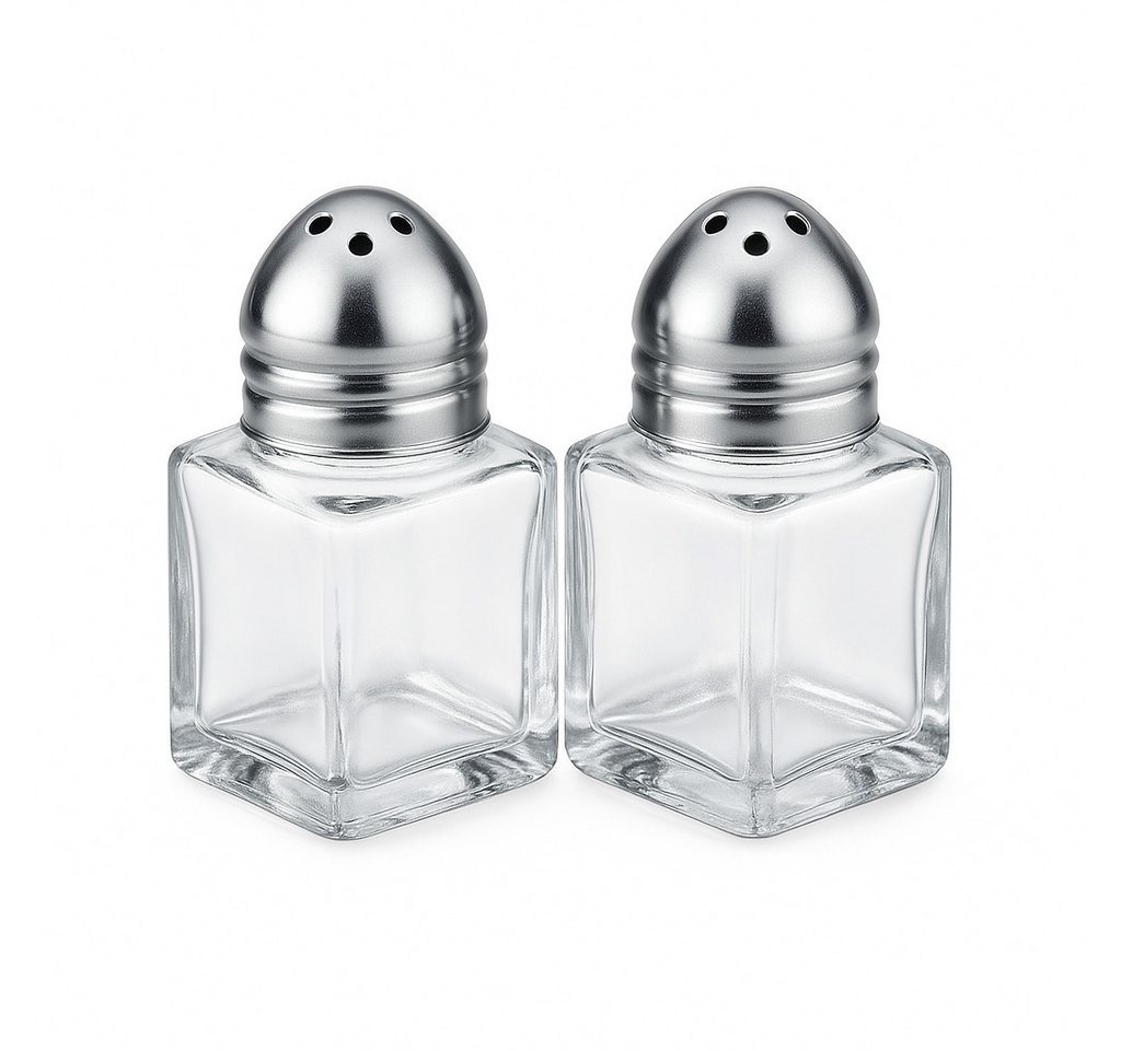 Thiru Salz- / Pfefferstreuer - Mini-Universalstreuer 2-tlg. - 15 ml - für Salz, Pfeffer & Gewürze, (2-tlg) von Thiru