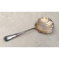 Vintage Besteck, Löffel, Servierlöffel, Silberlöffel, Großer Versilberter Made in Italy von ThisAndThatToGo