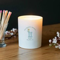 Geburtsblume Wellies Glaskerze, Muttertagskerze, Personalisierte Kerze, Vegane Kerze Für Mama, Bedeutungsvolle von Thisisnessie