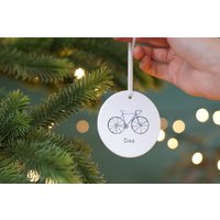 Personalisierte Fahrrad Keramik Weihnachtsbaum Dekoration von Thisisnessie