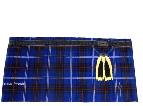 Scottish-Geschenke – Scottish Tartan insakilt Sommer Strand Handtuch blau – UK Geschenke von Thistle