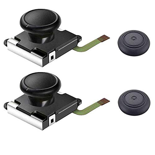 Thlevel 2 PCS Analoger Thumbstick Joystick für NS 3D Ersatz Links und Rechts Controller Rocker Stange Stick mit Kappe von Thlevel