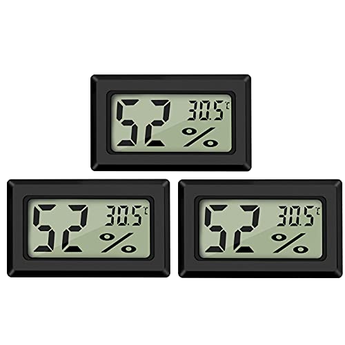 Thlevel Digital Thermometer Temperatur Luftfeuchtigkeitmessgerät Hygrometer Mini für WohnzimmerInnen Gewächshaus von Thlevel