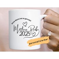 Personalisierter Kaffeebecher Realschulabschluss 2025 Mit Name Mittlere Reife Geschenk Schulabschluss Tasse Realschule Becher von ThomaTwins