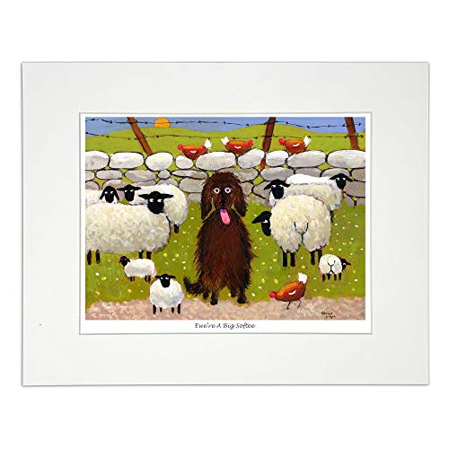 'Ewe're A Big Softee' Mounted Print by Thomas Joseph - Sheep Art by Thomas Joseph von Thomas Joseph