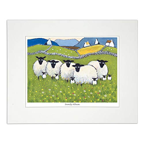 'Family Album' Mounted Print by Thomas Joseph - Sheep Art by Thomas Joseph von Thomas Joseph