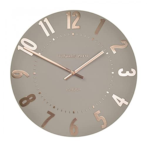 Thomas Kent Maulbeerfarbene Wanduhr, 51 cm, Rotgold von Thomas Kent London