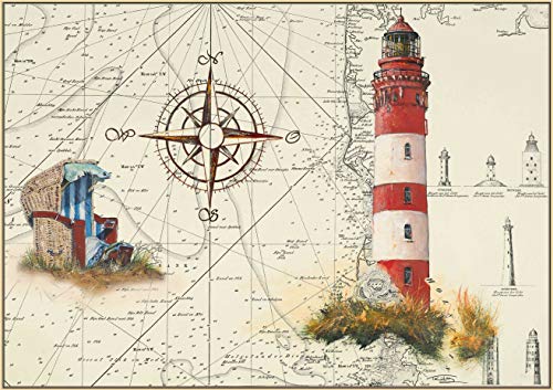 Thomas Kubitz Fine Art Tischset Leuchtturm Amrum von Thomas Kubitz Fine Art