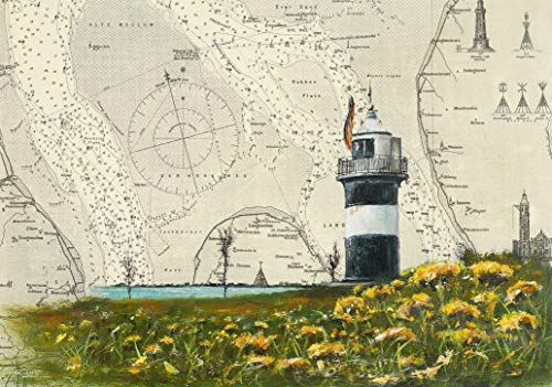 Thomas Kubitz Fine Art Tischset Leuchtturm Kleiner Preuße am Wremer Tief von Thomas Kubitz Fine Art
