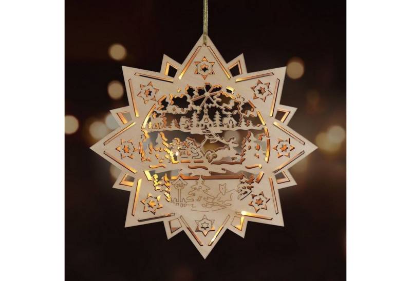 Thomas Philipps Dekostern Weihnachtsstern Stern aus Holz 30cm 10 LED's Thomas Philipps Dekostern Weihnachtsstern Stern aus Holz 30cm 10 LED's von Thomas Philipps