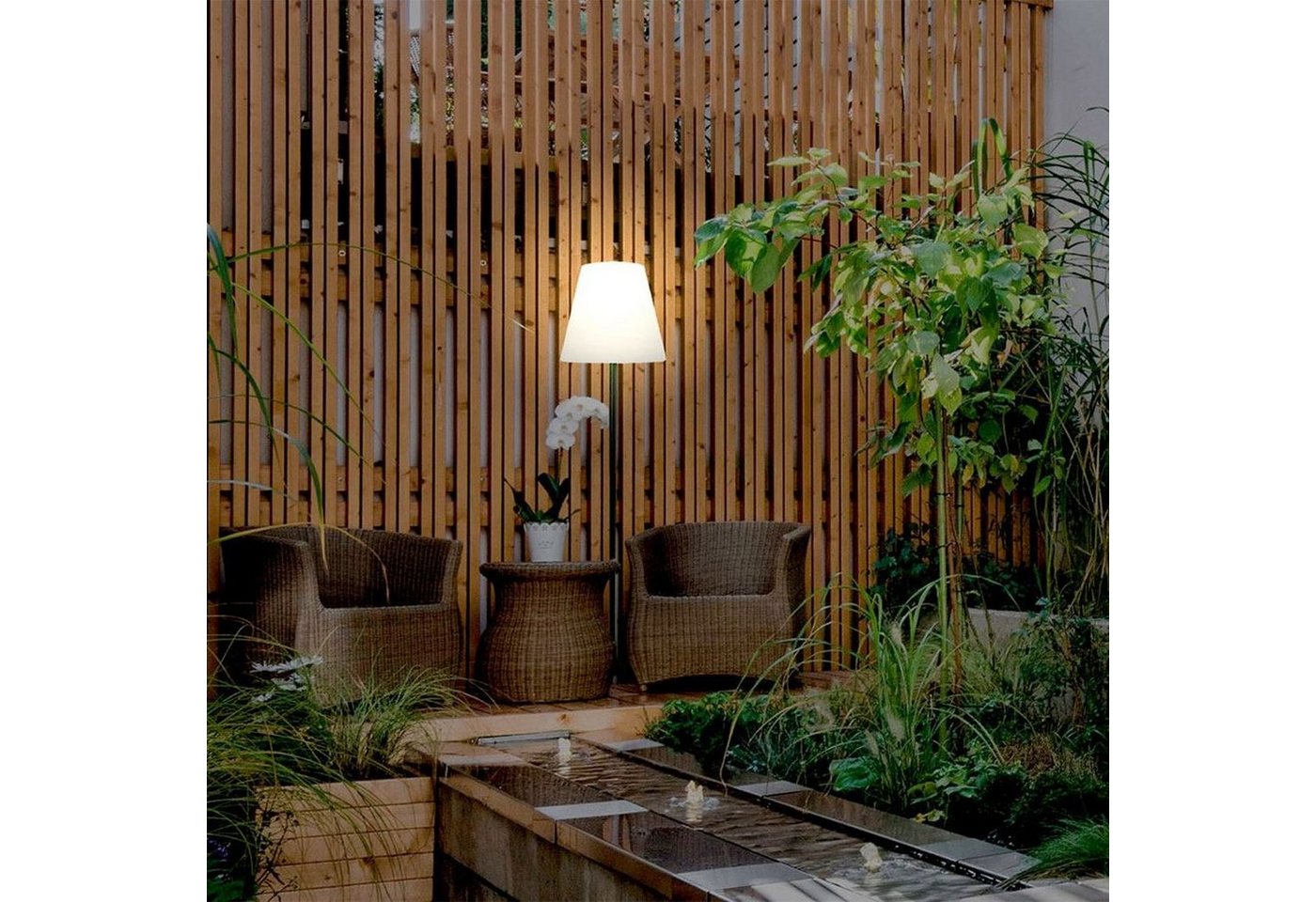 Thomas Philipps LED Außen-Stehlampe Solar Outdoor-Stehlampe mit Farbwechsler 150cm Fernbedienung Thomas Philipps LED Außen-Stehlampe Solar Outdoor-Stehlampe mit Farbwechsler 150cm Fernbedienung von Thomas Philipps