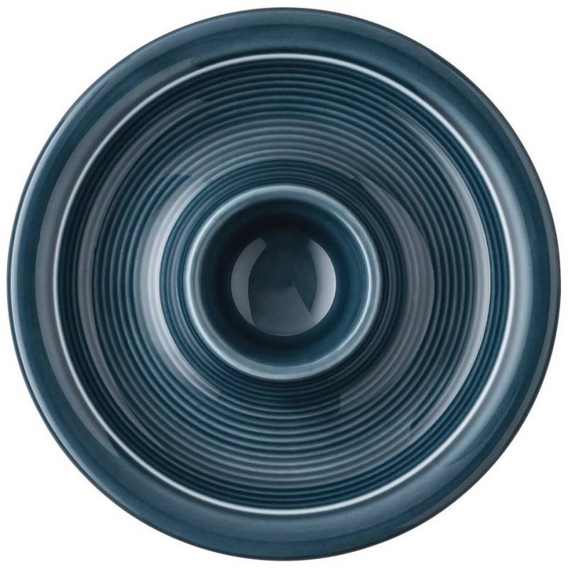 Thomas Porzellan Eierbecher Trend Colour Night Blue Eierbecher m. Ablage 15 cm, Eierbecher von Thomas Porzellan