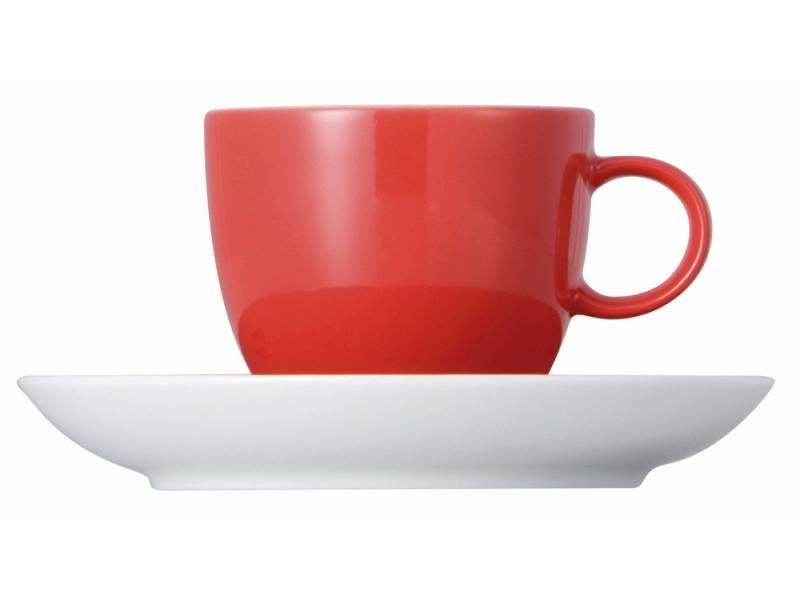 Thomas Porzellan Espressotasse Sunny Day New Red Espresso-/Mokkatasse 2tlg., Porzellan Thomas Porzellan Espressotasse Sunny Day New Red Espresso-/Mokkatasse 2tlg., Porzellan von Thomas Porzellan