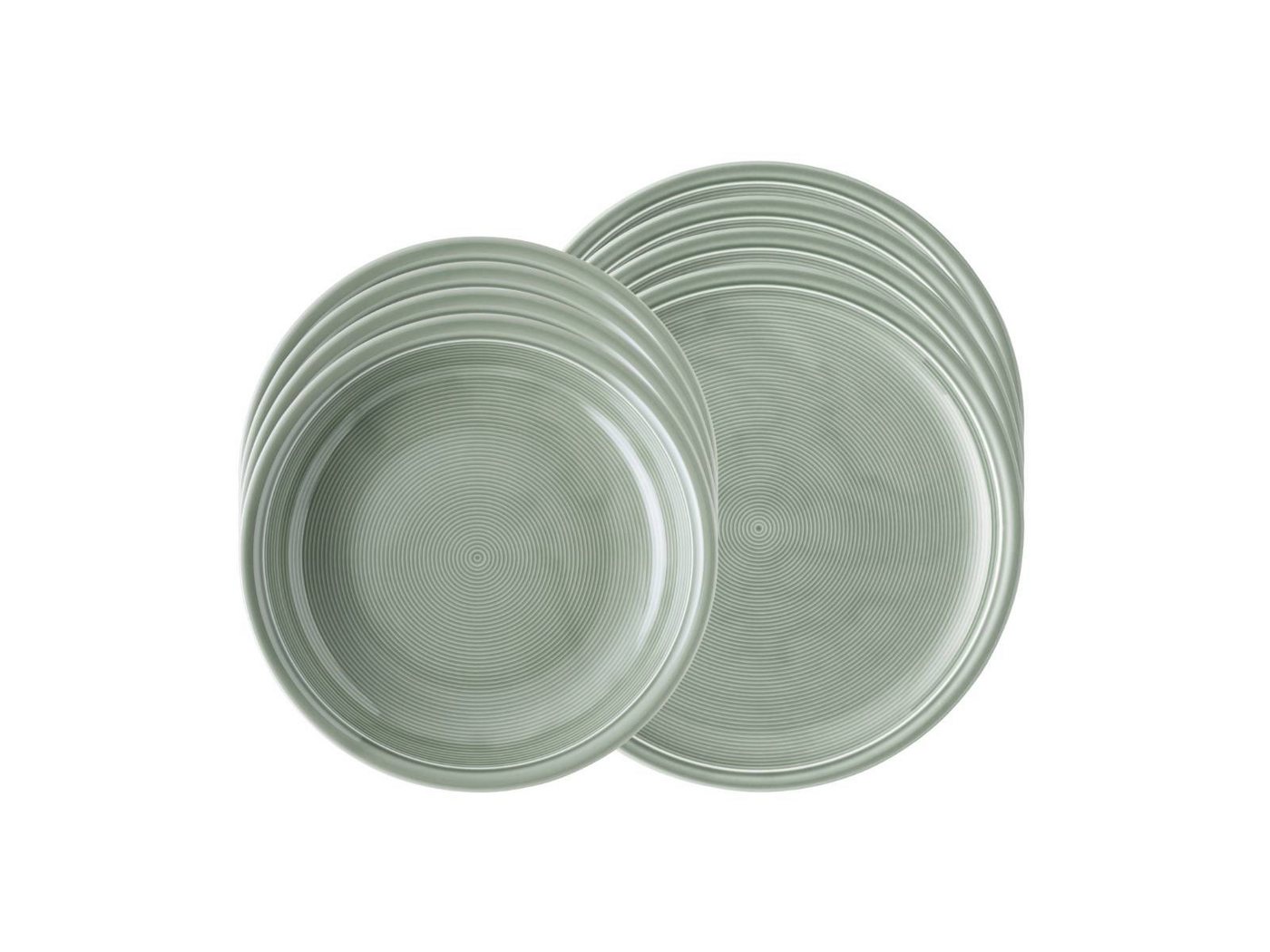 Thomas Porzellan Geschirr-Set Trend Colour Moss Green Tafelset 8tlg von Thomas Porzellan