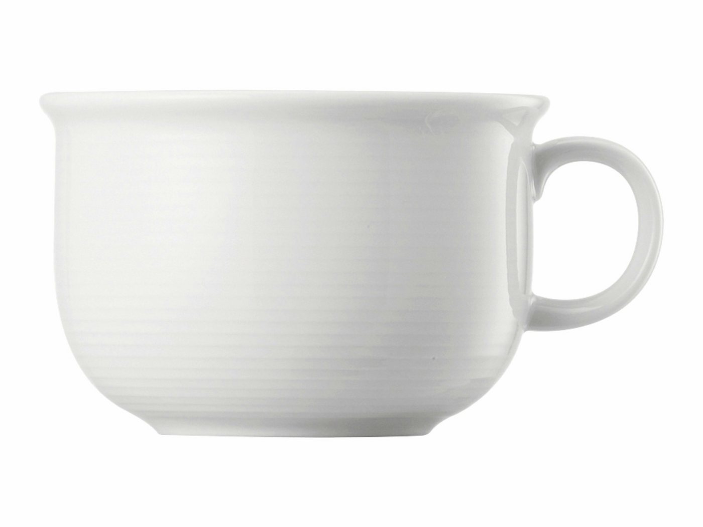 Thomas Porzellan Latte-Macchiato-Glas Trend weiss Frühstücks-Obertasse 0,4 l, Porzellan von Thomas Porzellan