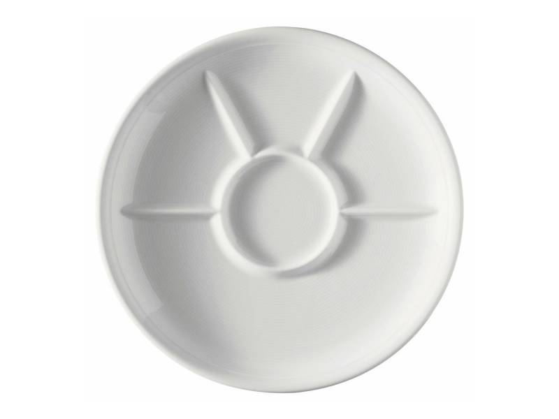 Thomas Porzellan Speiseteller Trend weiss Fondue-/Grillteller 27 cm, Teller Flach von Thomas Porzellan