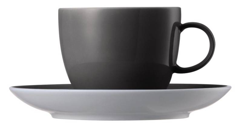 Thomas Porzellan Tasse Sunny Day Grey Kaffeetasse 2tlg., Porzellan Thomas Porzellan Tasse Sunny Day Grey Kaffeetasse 2tlg., Porzellan von Thomas Porzellan