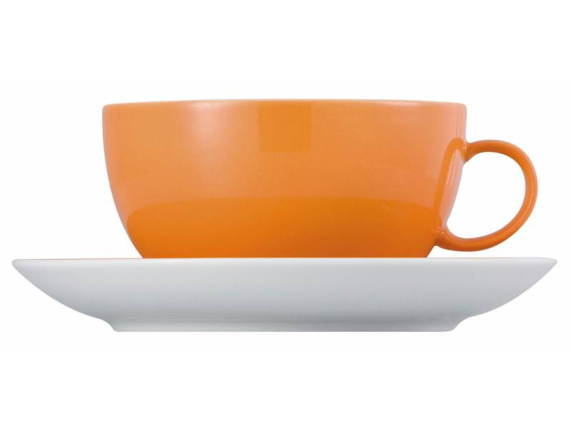 Thomas Porzellan Tasse Sunny Day Orange Cappuccinotasse 2tlg., Porzellan Thomas Porzellan Tasse Sunny Day Orange Cappuccinotasse 2tlg., Porzellan von Thomas Porzellan