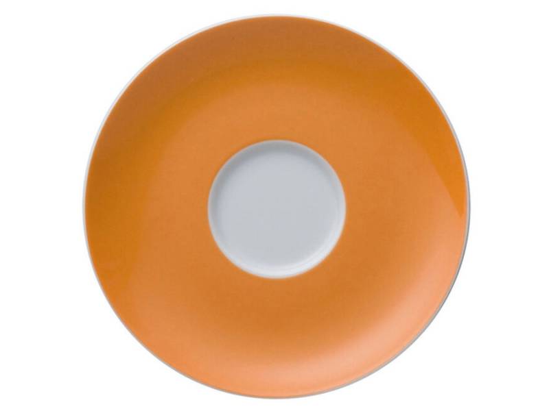 Thomas Porzellan Untertasse Sunny Day Orange Kaffee-/Tee-Untertasse 14,5 cm, Untertasse von Thomas Porzellan