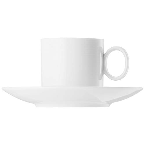 6 x Kaffeetasse 2-tlg. - Loft by Rosenthal Weiß - Thomas - 11900-800001-14740 von Thomas