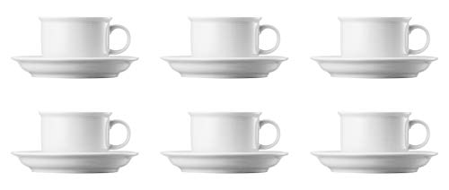 6 x Kaffeetasse 2-tlg. - Trend Weiß - Thomas - 11400-800001-14740 - von Thomas