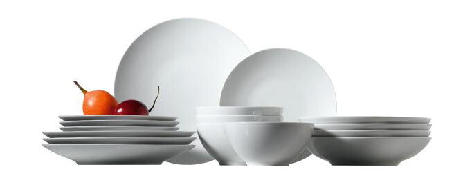 Kombi-Set 16tlg. Teller/Bowl Loft Weiss von Thomas