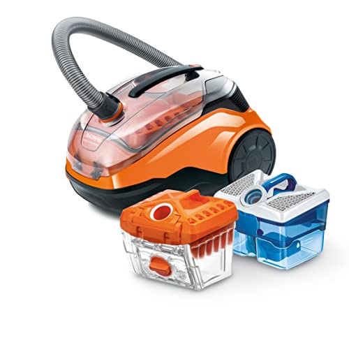 THOMAS CYCLOON HYBRID Family & Pets, Tierliebhaberstaubsauger, beutelloser Staubsauger, Zyklonsauger, Wasserfilter, Zyklonfilter, 1700 Watt max., Made in Germany von THOMAS