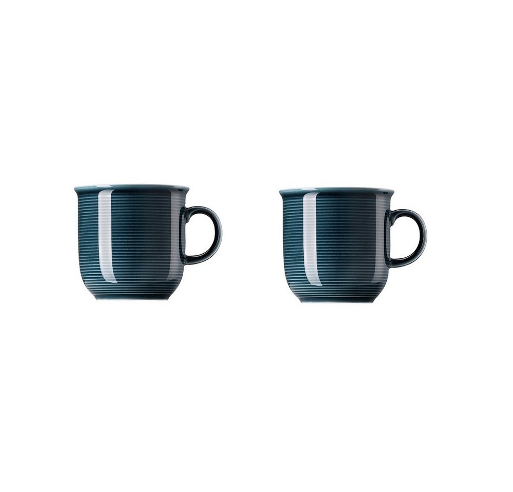 Thomas Porzellan Becher Thomas Trend Colour Night Blue Becher mit Henkel groß 0,36 l 2er Set, Porzellan Thomas Porzellan Becher Thomas Trend Colour Night Blue Becher mit Henkel groß 0,36 l 2er Set, Porzellan von Thomas Porzellan