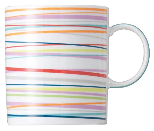 Thomas - Becher mit Henkel - Riesige Auswahl - Henkelbecher Mugge Humpen Haferl Tasse Kaffeetasse Frühstückstasse (Stripes/Streifen, 2) von Thomas