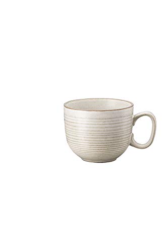 Thomas Nature Sand Cappuccino-Obertasse - Cappuccino Tasse aus Steinzeug, Kaffeetasse, Zylindrisch, Kaffeebecher für Spülmaschine und Mikrowelle, Höhe 7,2 cm, 270 ml, beige von Thomas