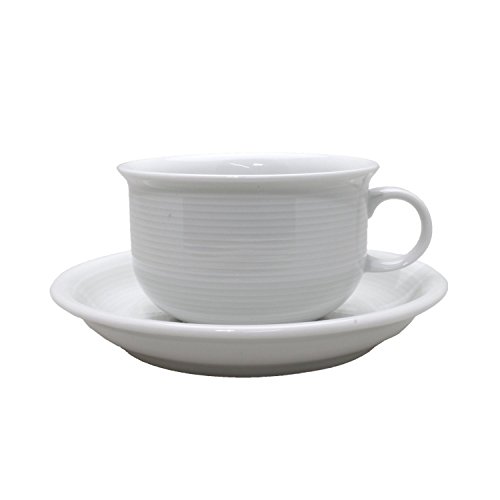 Thomas Trend Teetasse mit Untertasse, Porzellan, Weiß, 230 ml, 2-tlg., 14640 von Thomas