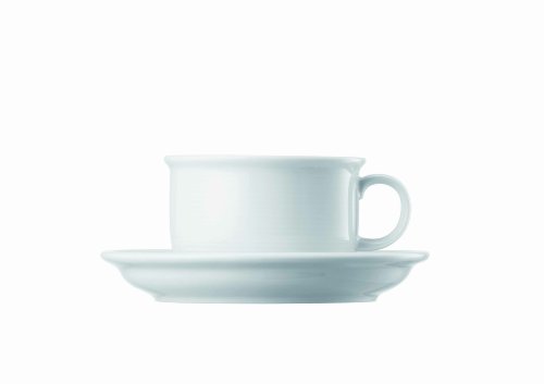 Thomas Trend Weiss 1x Set Frühstückstasse (Obertasse mit Untertasse) von Thomas