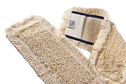 Baumwoll Wischmop 60 cm Taschen aus Polyester Ersatz für Mop Klapphalter Wischmoppbezug für Versiegelung Reinigung von Bodenbeläge wie Laminat, Dielen, Fliesen, Feudel, Bodenwischer Ersatzbezug (5) von Thometzki