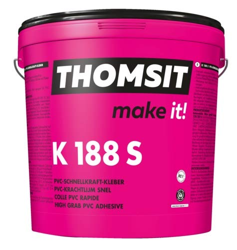 Thomsit PCI K 188 S PVC-Schnellkraftkleber für Vinylboden und PVC Bodenbelag 14kg von Thomsit