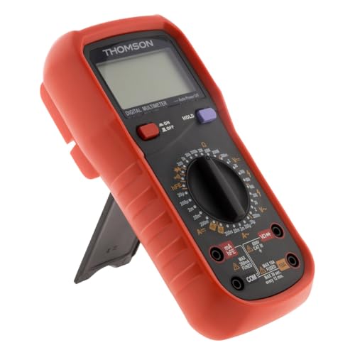 Thomson Digitales Multimeter, stoßfest, 8 Funktionen, CAT III 600 V von Thomson