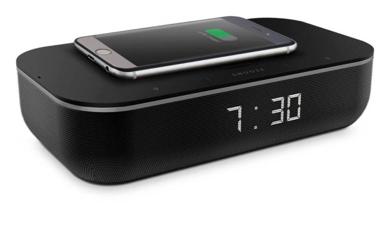 Thomson Radiowecker Radiowecker CR300IVCA Qi-Charger Induktion USB Alexa schwarz TH380279 von Thomson