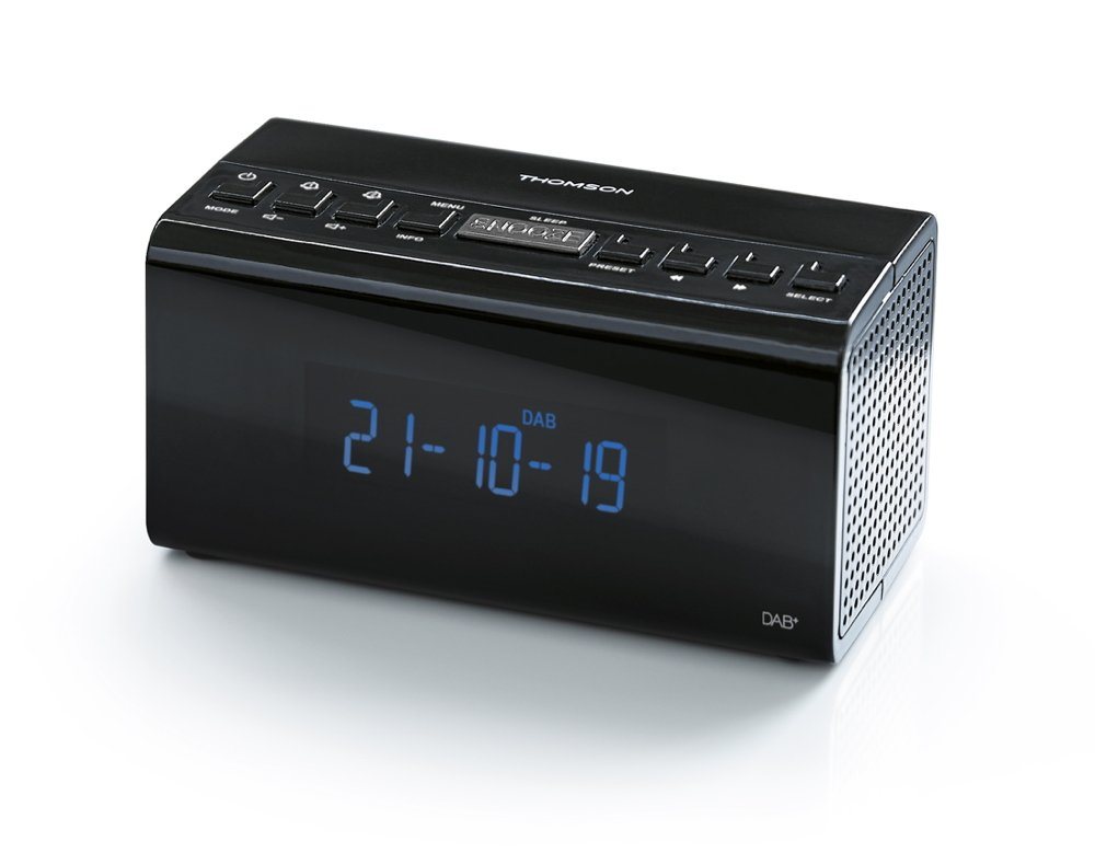 Thomson Radiowecker Radiowecker CR80 USB-Ladeanschluss schwarz TH379228 von Thomson